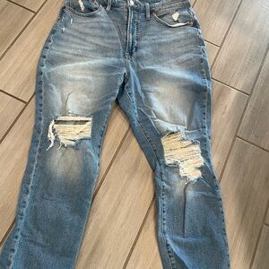 Madewell Straight Leg Jeans in Faded Blue